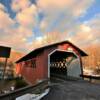 Henry Covered Bridge.
(re-built in 1990).
North Bennington, VT.