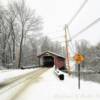 Silk Road Covered Bridge.
February snow-storm.
Bennington, VT.