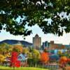 Downtown Roanoke, VA.
(In mid-autumn).