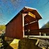 Fish Creek Covered Bridge~
(close-up).
Near Hundred, WV.