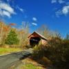 Laurel Creek Covered Bridge~
(side angle).