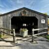 Twin Park Covered Bridge.
(frontal close up)