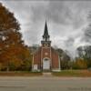 Frontal view of this charming
little church.