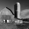 Wisconsin stable barn.
(B&W perspective)