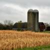 Kenosha County.
1940's vintage barn & silos.