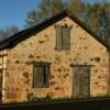 Old flagstone shed barn.
Near Cheeseville, WI.