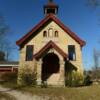 Old schoolhouse from the
late 1800's in Ozaukee County.