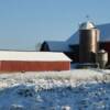 Early winter on this farmstead in northern Wisconsin.