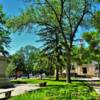 Baraboo, Wisconsin-
Courthouse & Town Square.