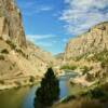 Wind River Canyon~
(looking north)
South of Thermopolis, WY.