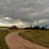 Typical southeast Wyoming
Ranch oasis.
Near Egburt, WY.