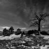 An austere scene on the
high plains.