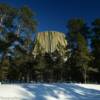 Devils Tower 
(thru the pines)
