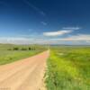 Crook County back road.
(heading east)