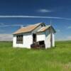 Old Crook County rural hut.
(close up view)