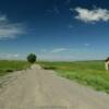 Delapidated old schoolhouse.
along a Crook County backroad.