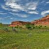 More Spectacular Red Bluffs.
North of Lysite.