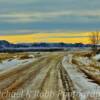 Sunset along a backroad-
near Wright, Wyoning.